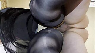 Sex in the kitchen with my fat girlfriend doggy style