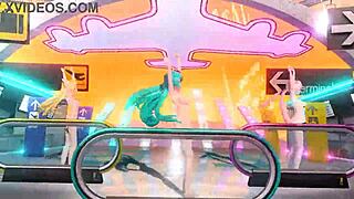 Hatsune Miku Rin & Luka Tricolore Airline Project Diva Nude Mod Full Nude