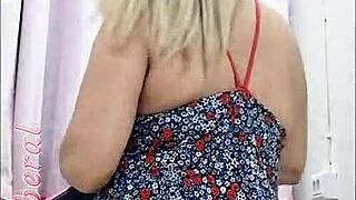Blonde Slut Shows Pussy In Hotel For Fuck