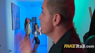 Security Guard Fucked By Crazy Party Girls