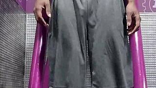 I am using the machine in the gym for my workout.