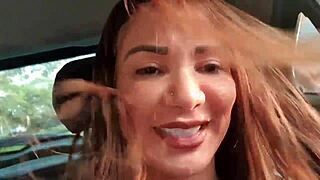 Uber ride turns into motel anal fucking with latina milf