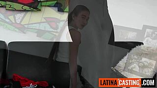 petite latina teen 18+ cutie gets rough anal fuck by big mature cock