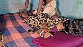 desi sexy wife gets full pussy fuck after message