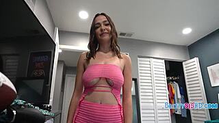 tits out at home for step family gods favorite on the streets!