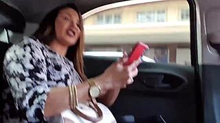 Uber ride turns into motel anal fucking with latina milf