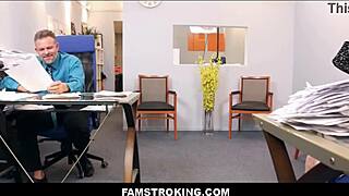 Tony D Fucks Cute Teen Step Daughter Bambi Brooks at Work.