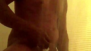 Relaxing solo shower bathing experience.