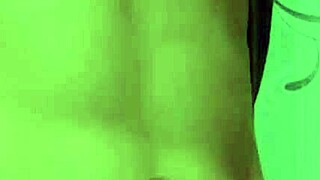 dancing and twirling my big chocolate pierced cock like a propeller