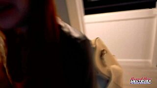 Redhead cutie dezi rae fingerfucks her pussy and deepthroats a hard boner