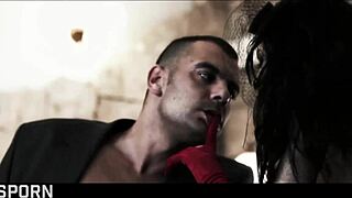 Sensual Brunette MILF In Anal Threesome With Double Penetration