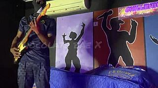 Hot Sexy African Teen 18+ Stripper Slut Gets Sucked During Performance