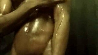 bbc stroking with loads of oil