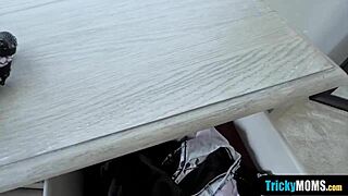 Did the deviant stepson trick his stunning milf stepmom?
