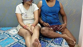 Young bhabhi feeds juice in heat