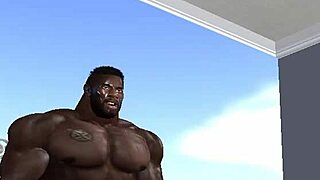 Huge Hunk Clinton Mcdonald Teaches Neighborhood Wife How To Take Huge Black Dick