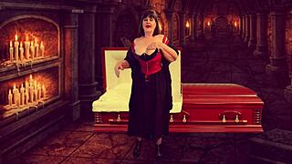 Granny Vampyra Gets Licked and Dicked to Supernatural Orgasm