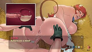 Sally, my best friend, rides me cowgirl style.