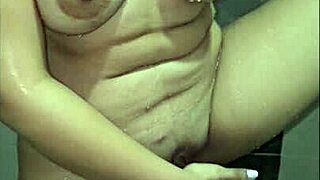 mature invites me to bathroom for anal creampie