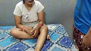 Young bhabhi feeds juice in heat