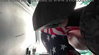 Sweaty Dirty Wet Sex In Public Carnival Toilet Twice With Milf And Monster Cock