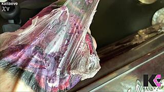 Slow motion fresh tattoo second skin peel