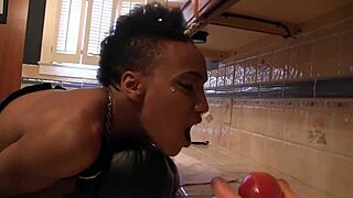 Lesbian sluts Isis Love and Nikki Darlin stick sex toys in each other's pussies 😈