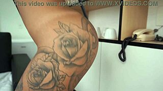 Nick and Niquita, the stunning Amazonian Indian beauty, experience her first double penetration with massive black cocks. The intense anal scene includes ATM action.