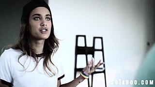 Convert your lesbian ways, stepsis, ignorant guy says to Uma Jade