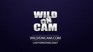 Big Tit Ebony Squirts in Close Up Using Hitachi During Cam Show