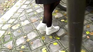 Blonde Cougar Fucks In Car