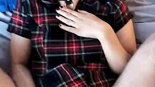 Slutty fat ass melody sucks rides gapes and cums