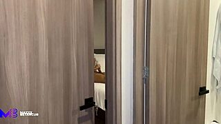 Stepmother surprises him with two pussies for birthday threesome involving tantaly sex doll and max betancur.