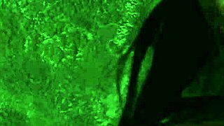 The guy wore a BDSM mask as the brunette used the strapon to cum.