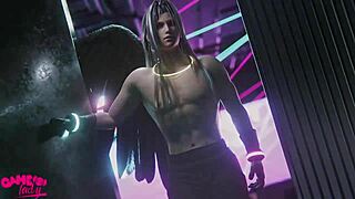 Super hot threesome with Fita Cloud and Aerith breeding!