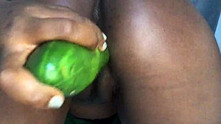 the cucumber just wouldn't go in, what a hilarious fail