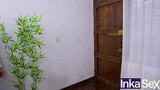 Young mexican maid with huge tits gets intensely fucked by boss