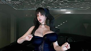 Tifa lockhart dances nude in final fantasy vam mod with seductive shakes