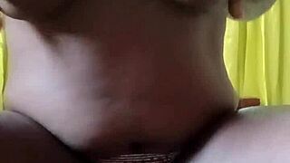 I can't believe how that black booty african girl masturbates in her bedroom, it's so hot!