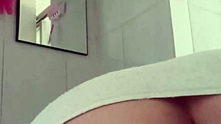 madura gets bent over in the bathroom for big ass doggystyle fucking