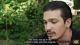 Mommy4k horny mommy is too sneaky and used her chance to fuck a young 18+ cock hard on the grass