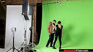 Blonde Fan Sucks And Rides Idols Big Black Cock Intensely