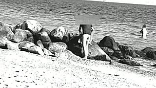 Huge Cock Nude Beach!