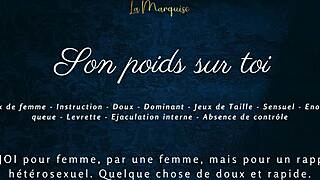 feel his weight on you, ladies? french audio porn turns you on!