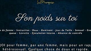 feel his weight on you, ladies? french audio porn turns you on!