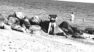 Huge Cock Nude Beach!