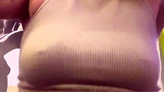 She didn't notice her shirt becoming transparent with sweat at the gym