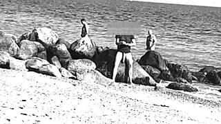 Huge Cock Nude Beach!