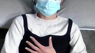 big tits wife seduces in transparent stockings