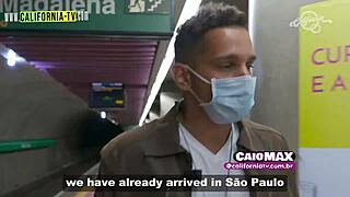 Brazilian Anal Queen Caught Licking Pussy Backstage